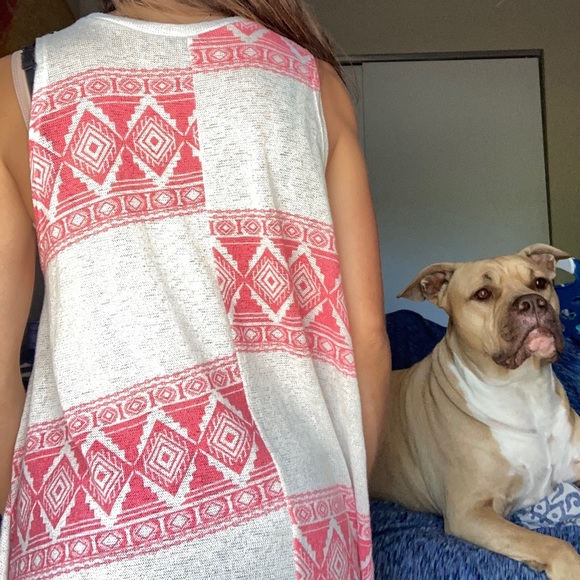 High Neck Boho Swing Tunic Tank - Picture 3 of 4